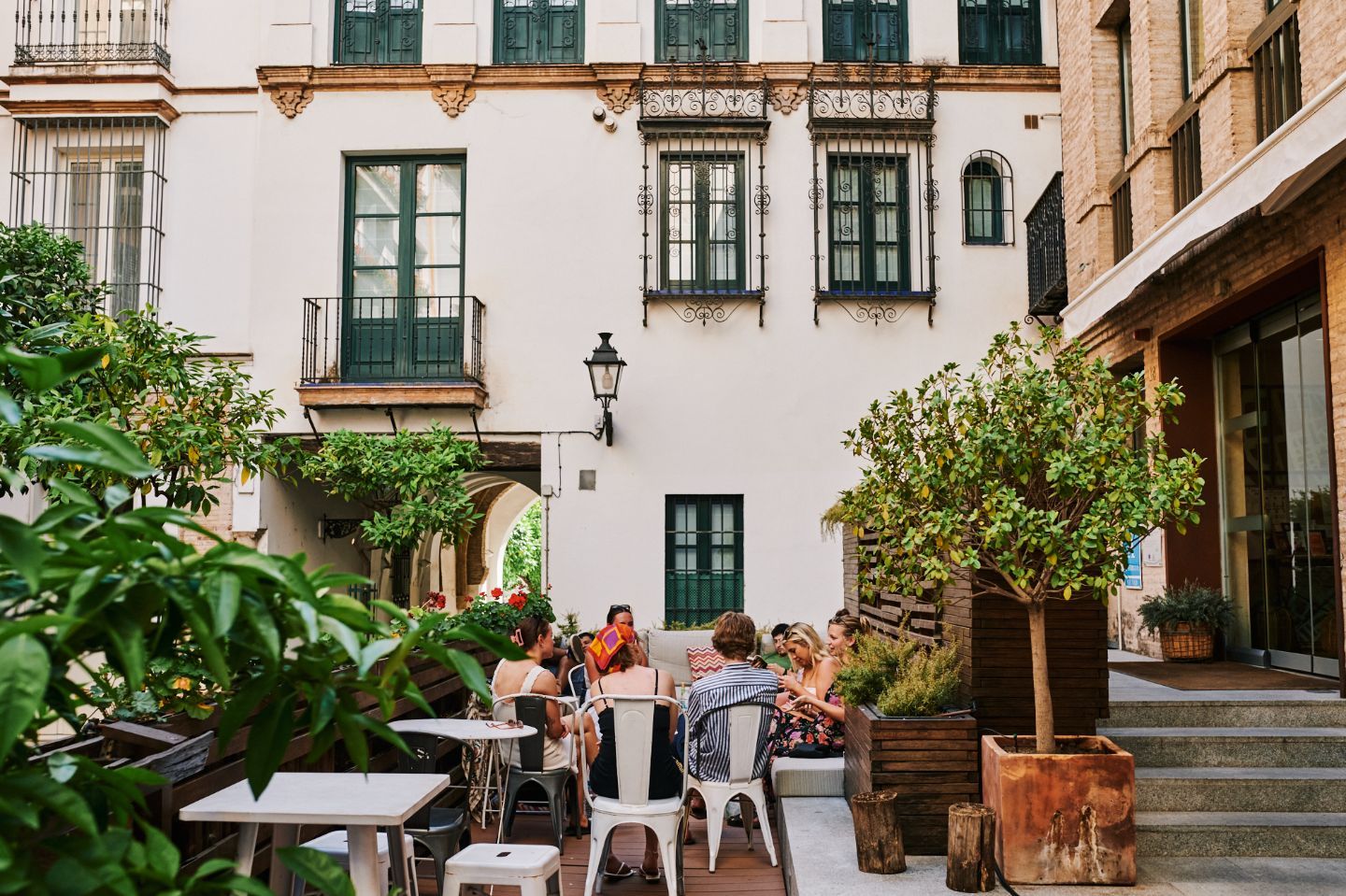 Patio y bar para eventos en el centro de Sevilla - 1
