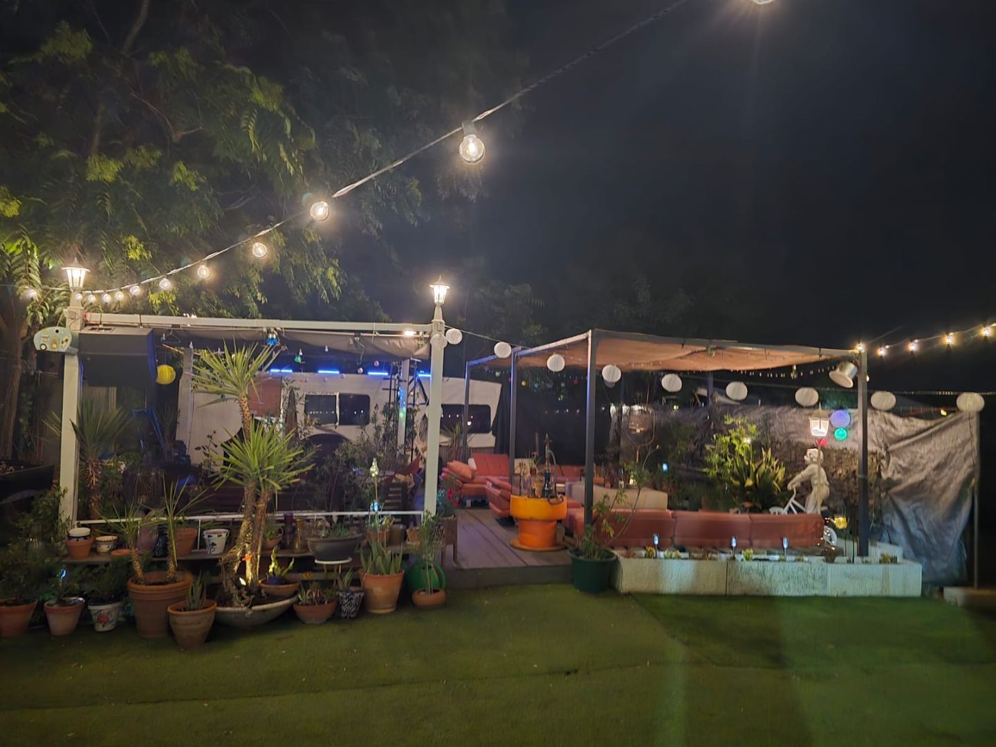 Jardín con carpa, piscina y jacuzzi en Talamanca de Jarama - 3
