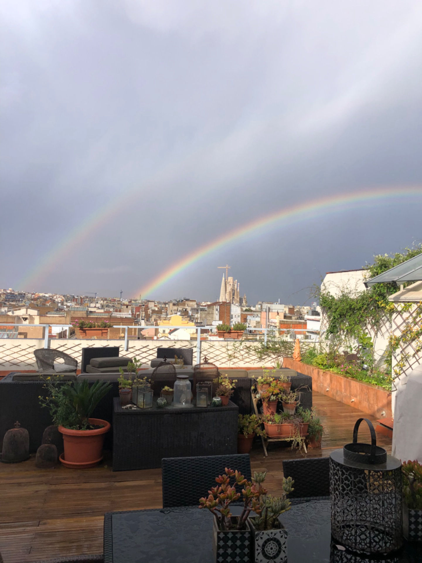 Terraza con vistas a la Sagrada Familia en Passeig de Gràcia à Barcelona : espace pour événements, photo 1