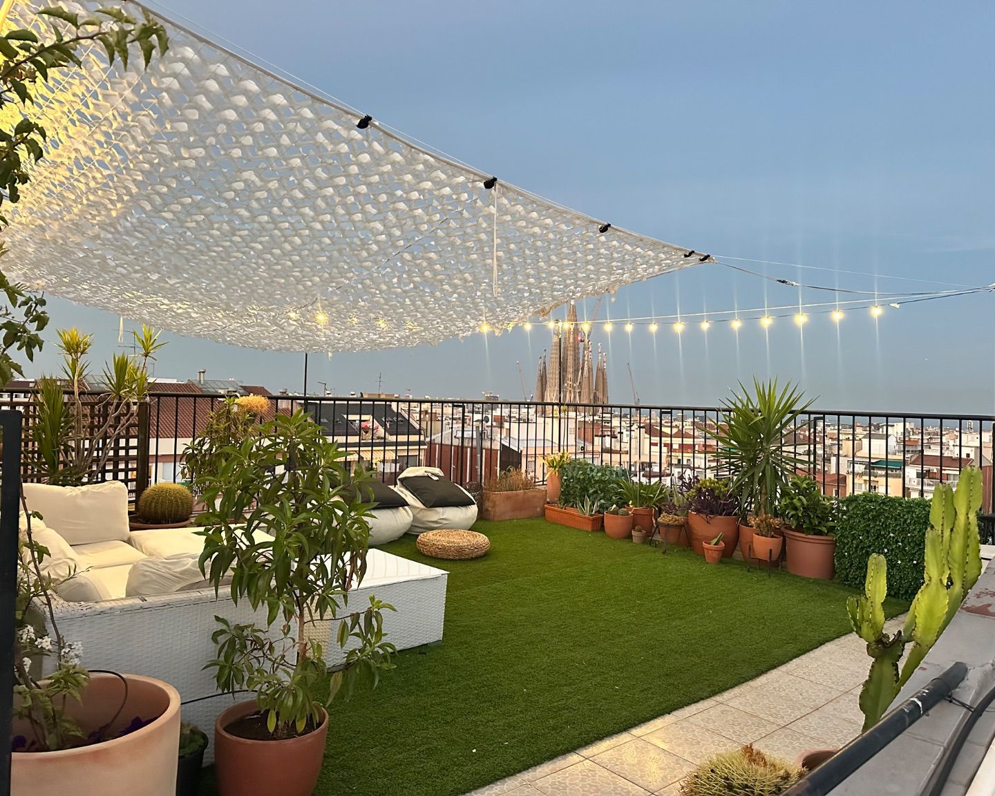 Terraza con vistas a la Sagrada Família en Barcelona - 2