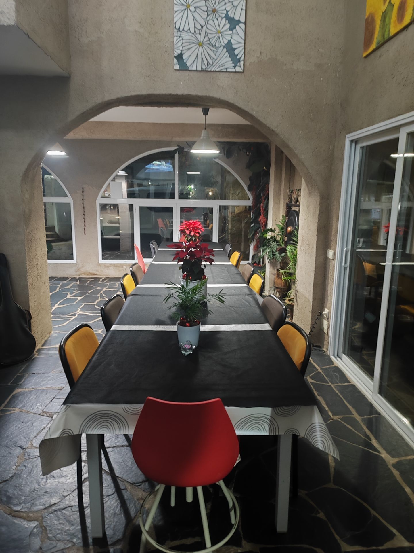 Salón con chimenea y barbacoa en Navas del Rey in Navas del Rey: space for events, photo 3
