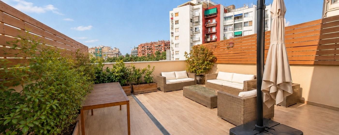 Ático con terraza, barbacoa y chill out en el Clot in Barcelona: space for events, photo 1