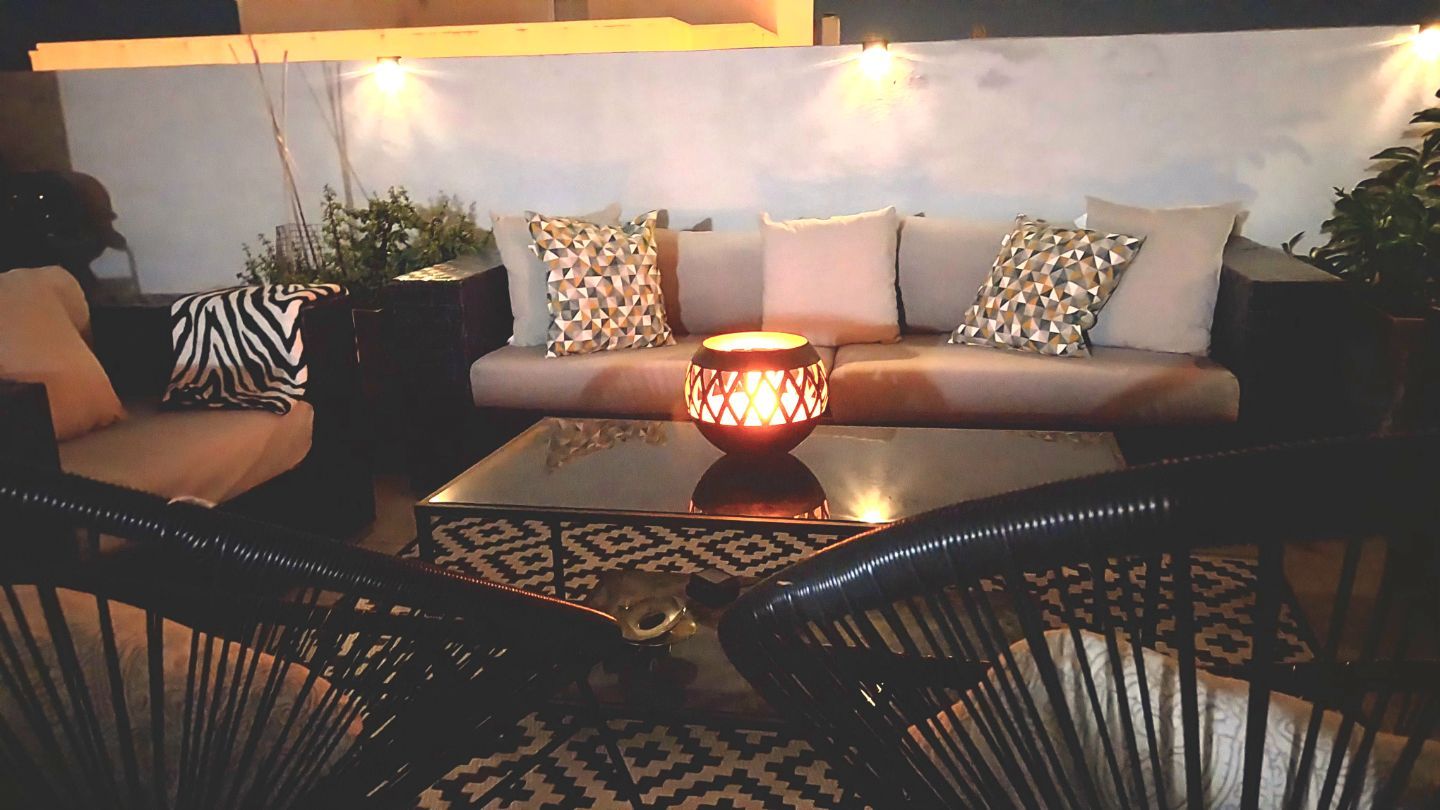 Terraza chill out con barbacoa y vistas en Mutxamel - 1