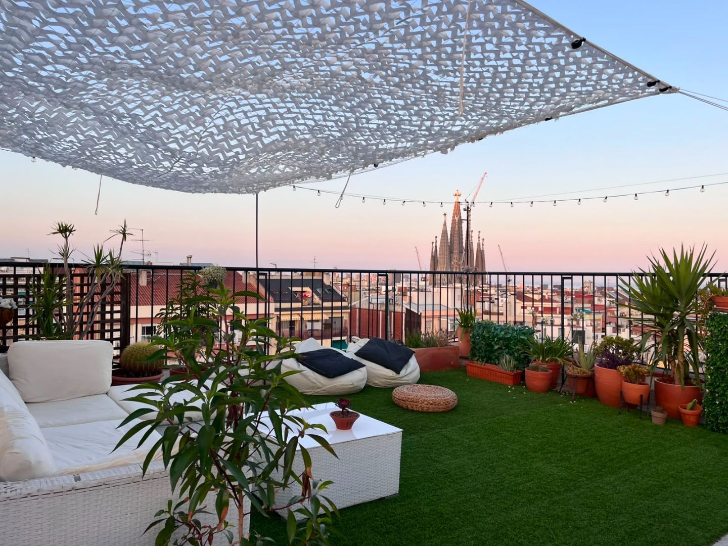 Terraza con vistas a la Sagrada Família en Barcelona - 1